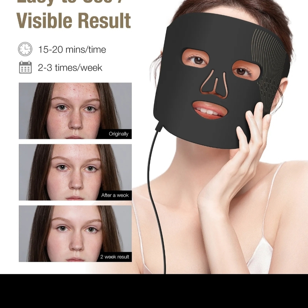 Black LED Skincare Mask